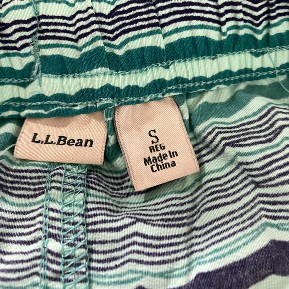 L.L. Bean Packable Stowaway Shorts Women's Small Print Beach Wave NWT SW-1757 - Picture 7 of 14